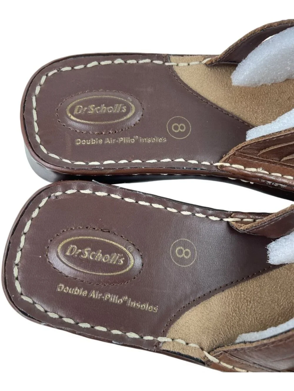 Dr Scholl’s Women’s Shoes Brown Leather Reba II Comfort Sandals Size 8 - Picture 9 of 11